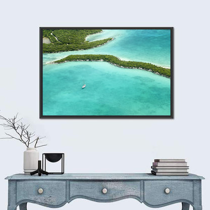 Turquoise Bahamas Islands Wall Art