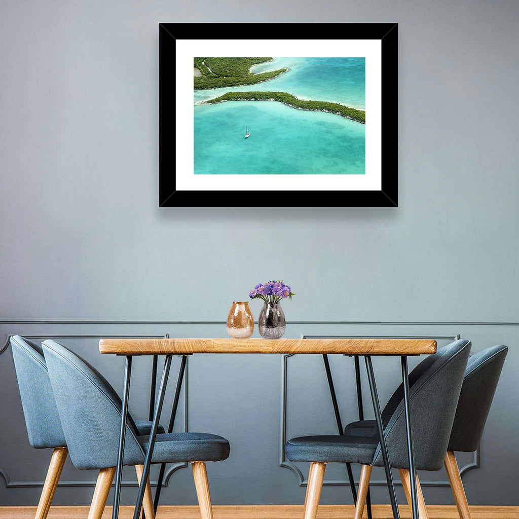 Turquoise Bahamas Islands Wall Art