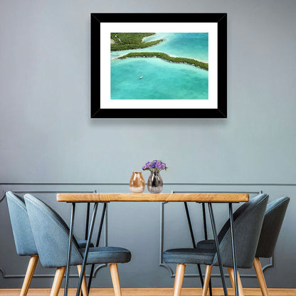 Turquoise Bahamas Islands Wall Art