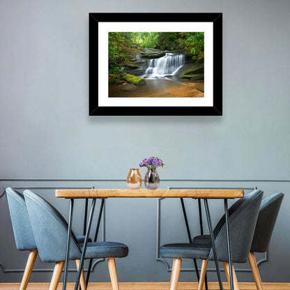Blue Ridge Mossy Waterfall Wall Art