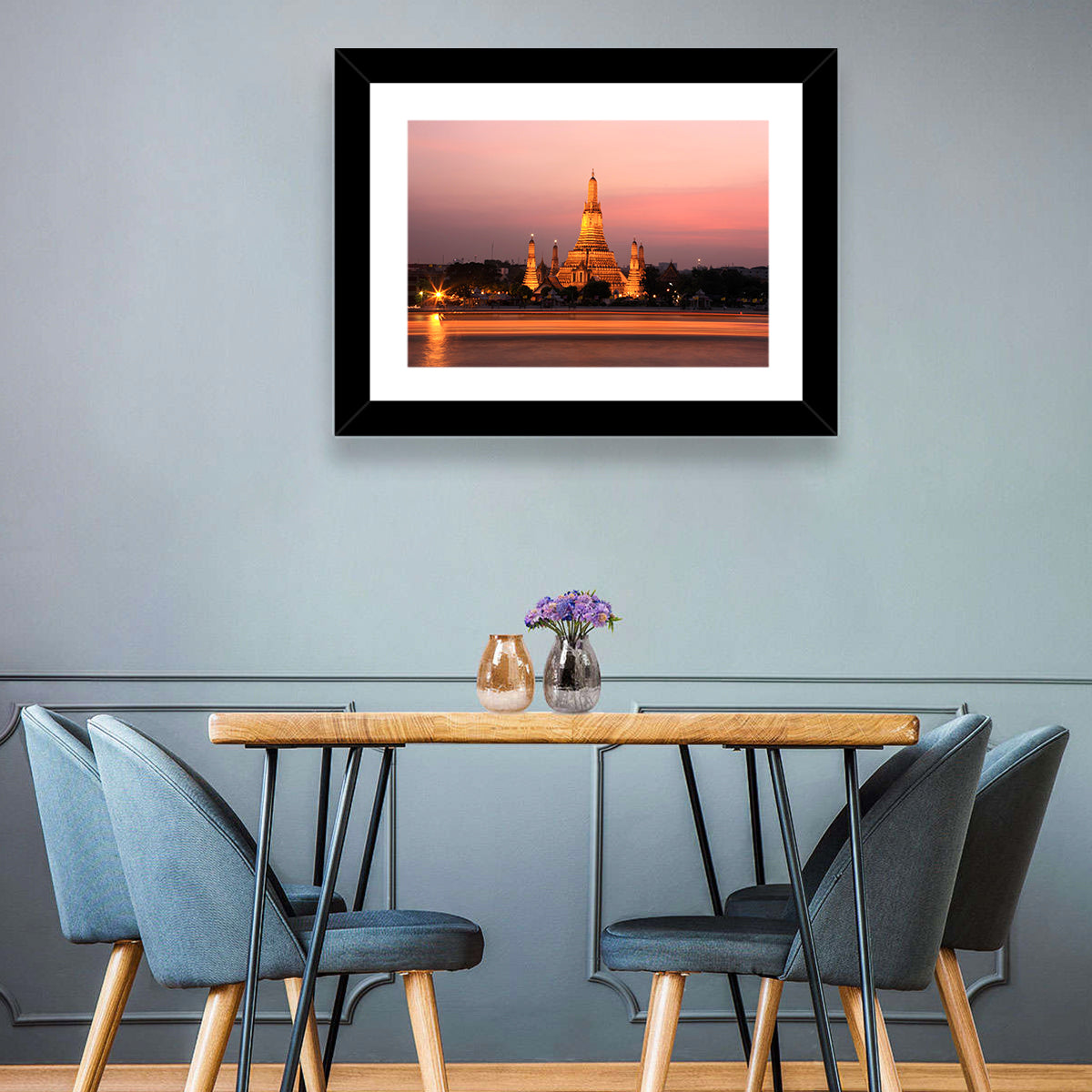 Wat Arun at Dusk Wall Art