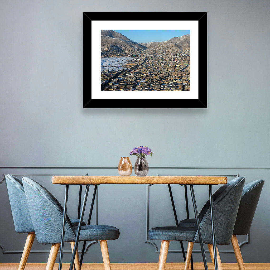 Kabul Winter Cityscape Wall Art