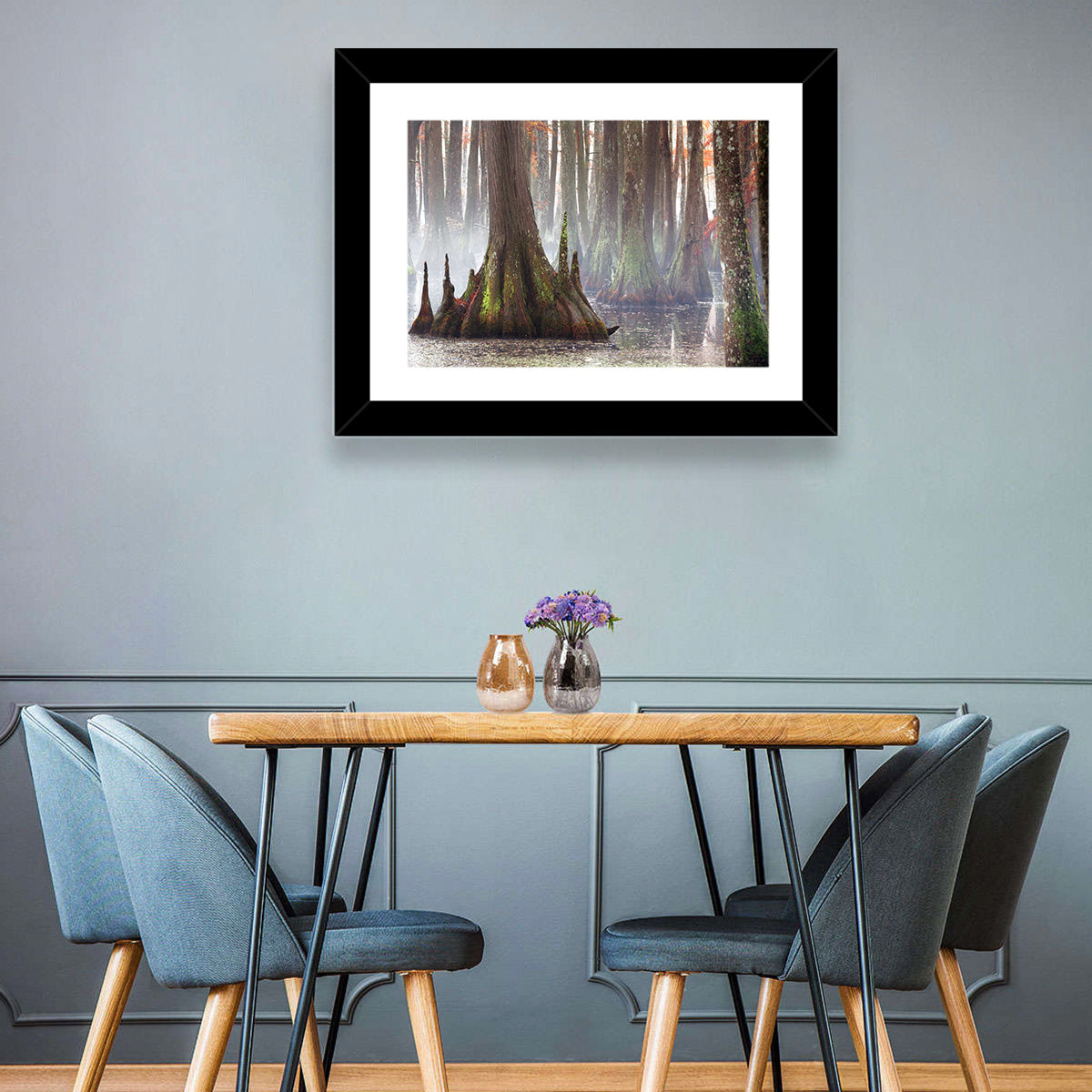 Chicot State Park Morning Fog Wall Art