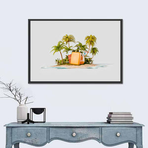 Island Vacation Concept Wall Art