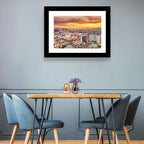 Las Vegas Strip Sunset Cityscape Wall Art