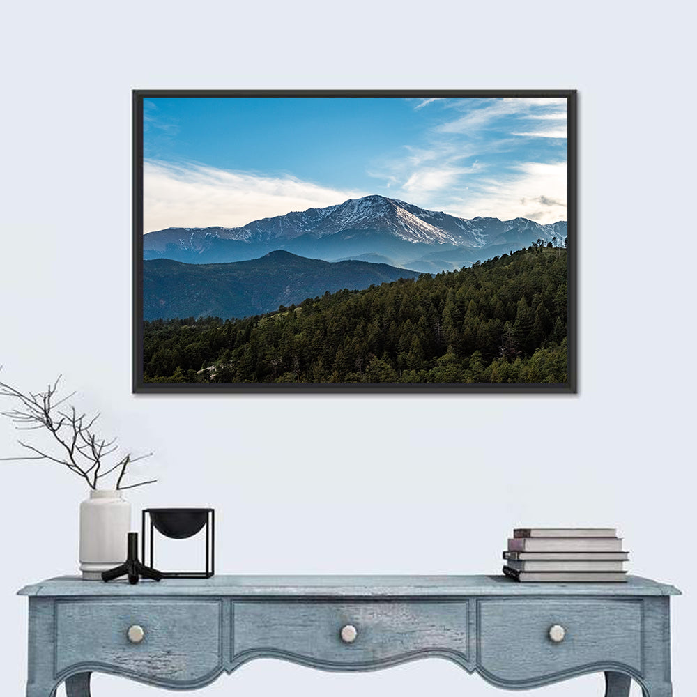 Pikes Peak Mountain Landscape Wall Art