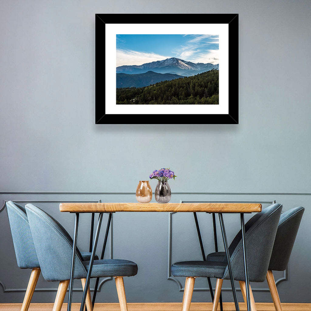 Pikes Peak Mountain Landscape Wall Art