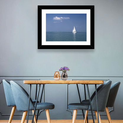 Sailboat on Lake Balaton Wall Art