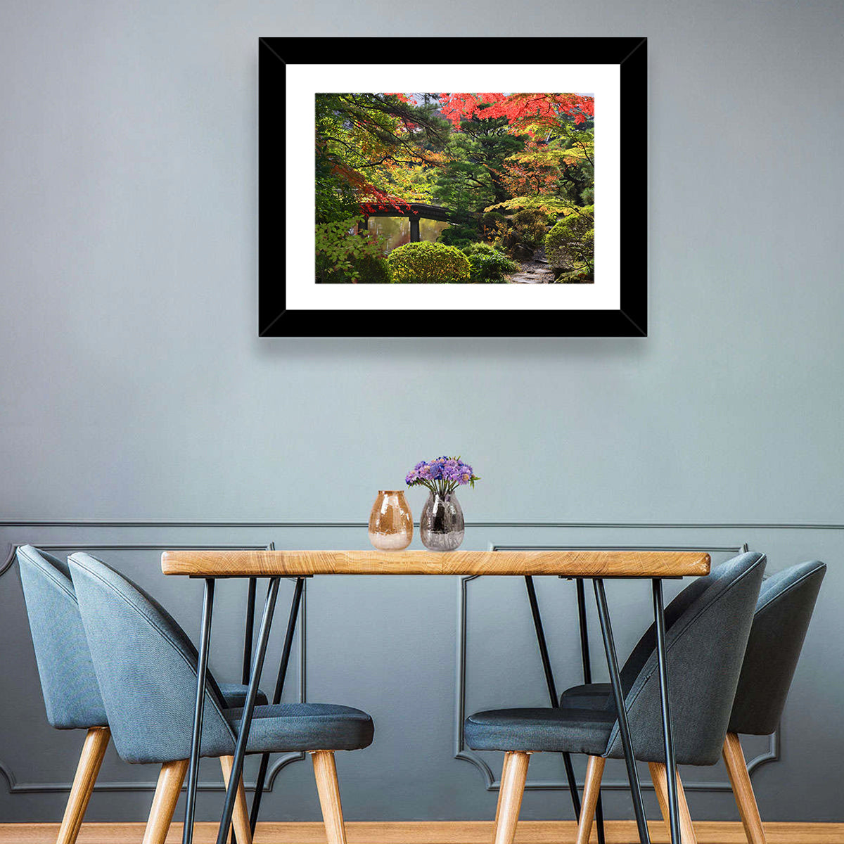 Rinoji Temple Autumn Garden Wall Art