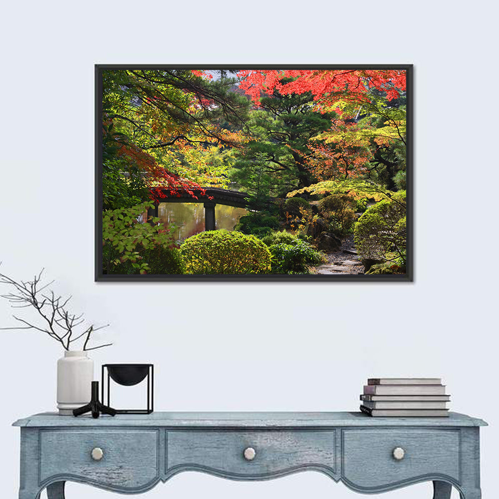 Rinoji Temple Autumn Garden Wall Art