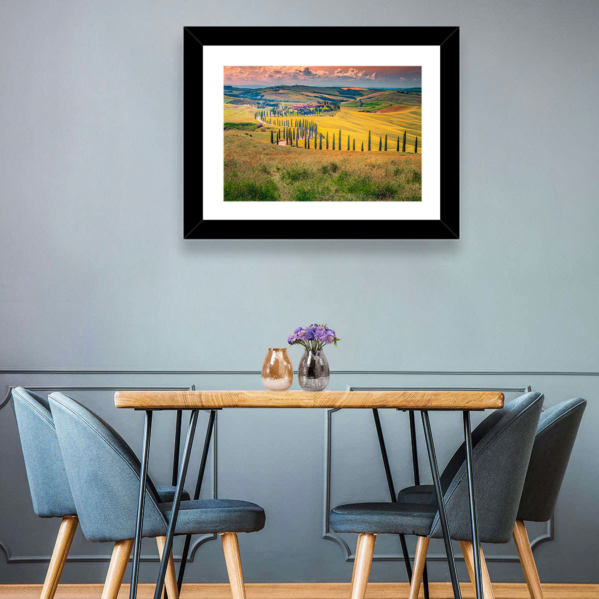 Val D'orcia Cypress Road Wall Art