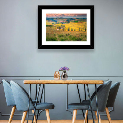 Val D'orcia Cypress Road Wall Art