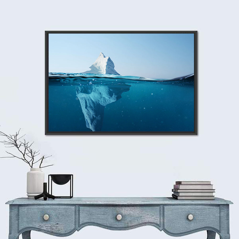 Split-level Iceberg Wall Art