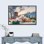 Buckingham Fountain and Chicago Skyline Wall Art