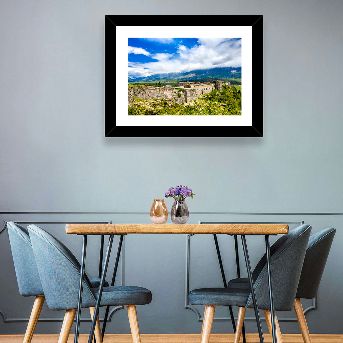 Gjirokastër Fortress Over Drino Valley Wall Art