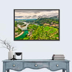 Rozafa Castle River Valley View Wall Art