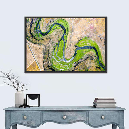 Kasagh River Valley Aerial Wall Art