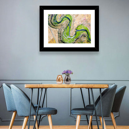 Kasagh River Valley Aerial Wall Art