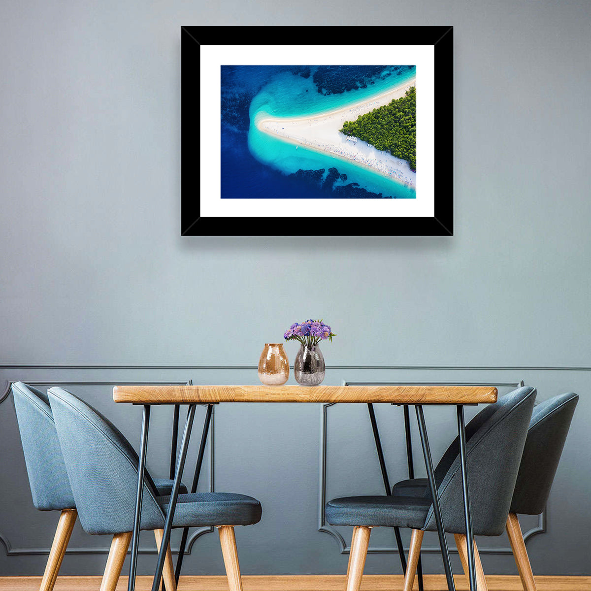 Zlatni Rat Beach Aerial Coast Wall Art