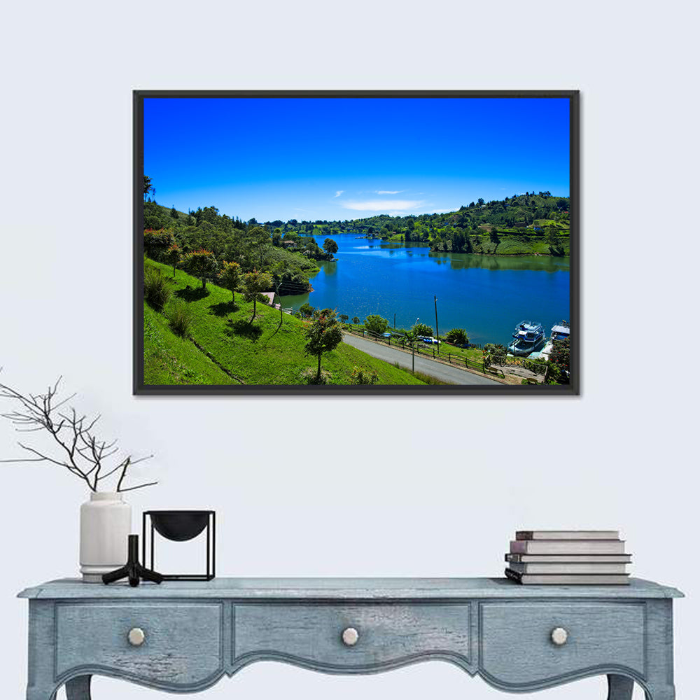 Santa Fe De Antioquia Lake View Wall Art