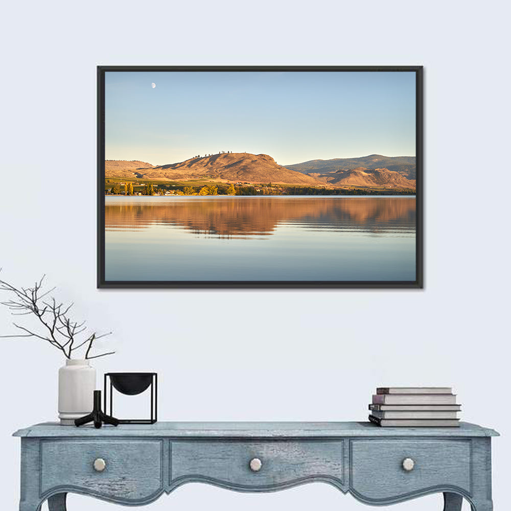 Osoyoos Lake Moonlit Reflection Wall Art