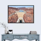 Hoover Dam High-angle View Wall Art