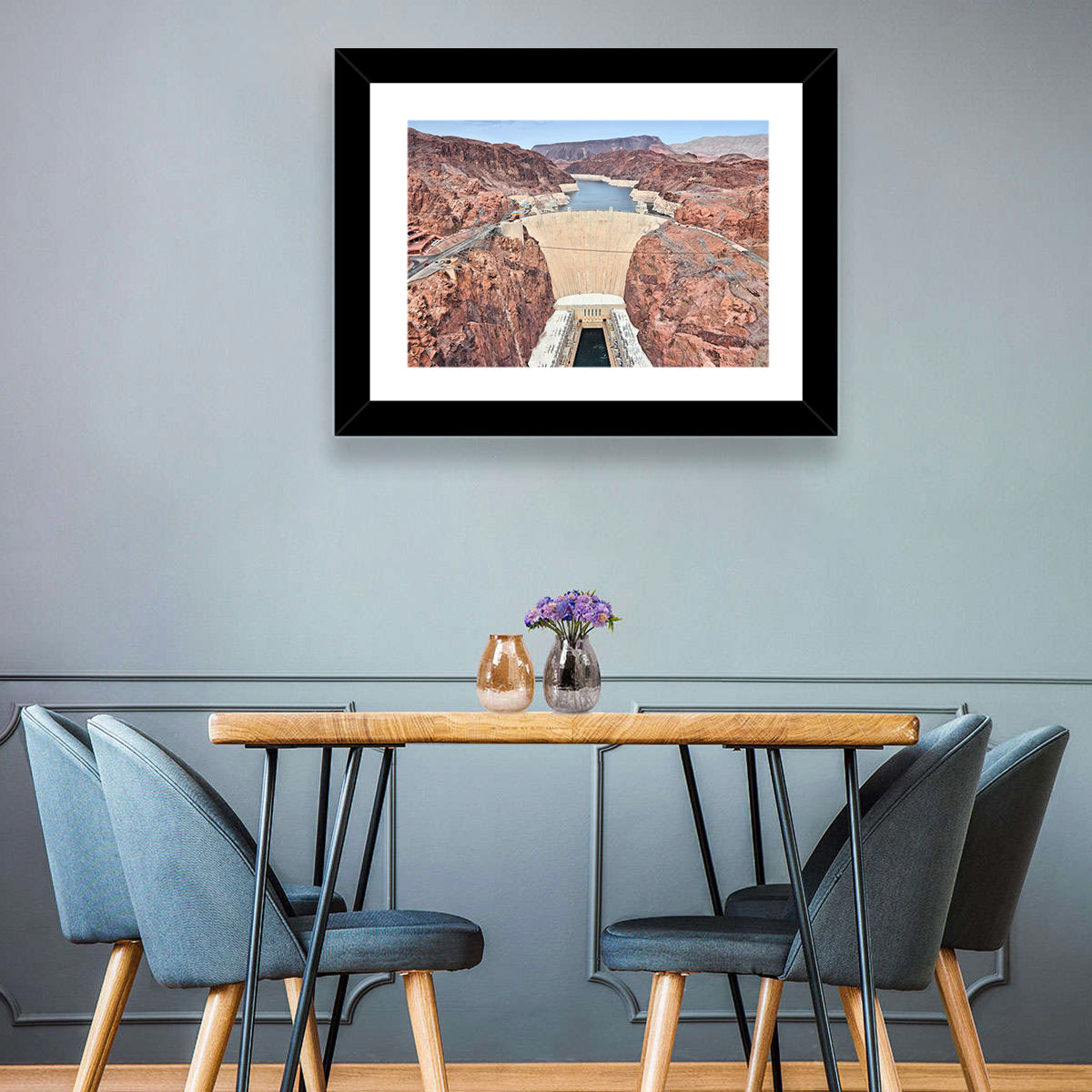 Hoover Dam High-angle View Wall Art