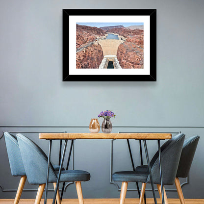 Hoover Dam High-angle View Wall Art
