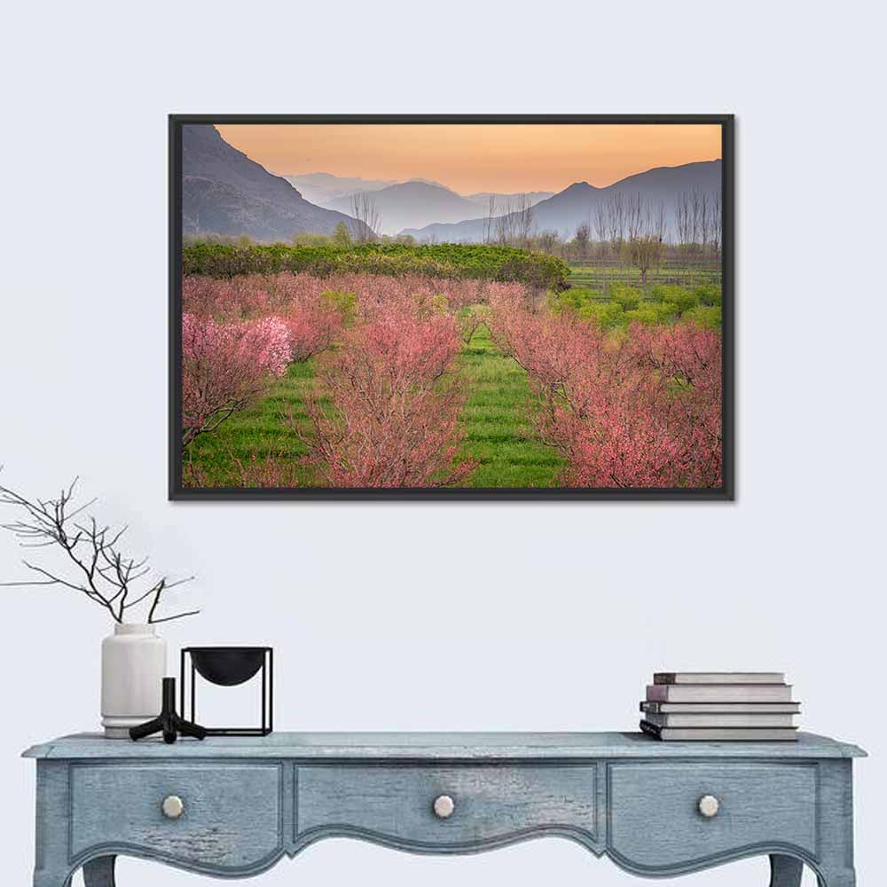 Swat Valley Spring Orchard Wall Art