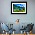 Lungern Village Panorama Wall Art