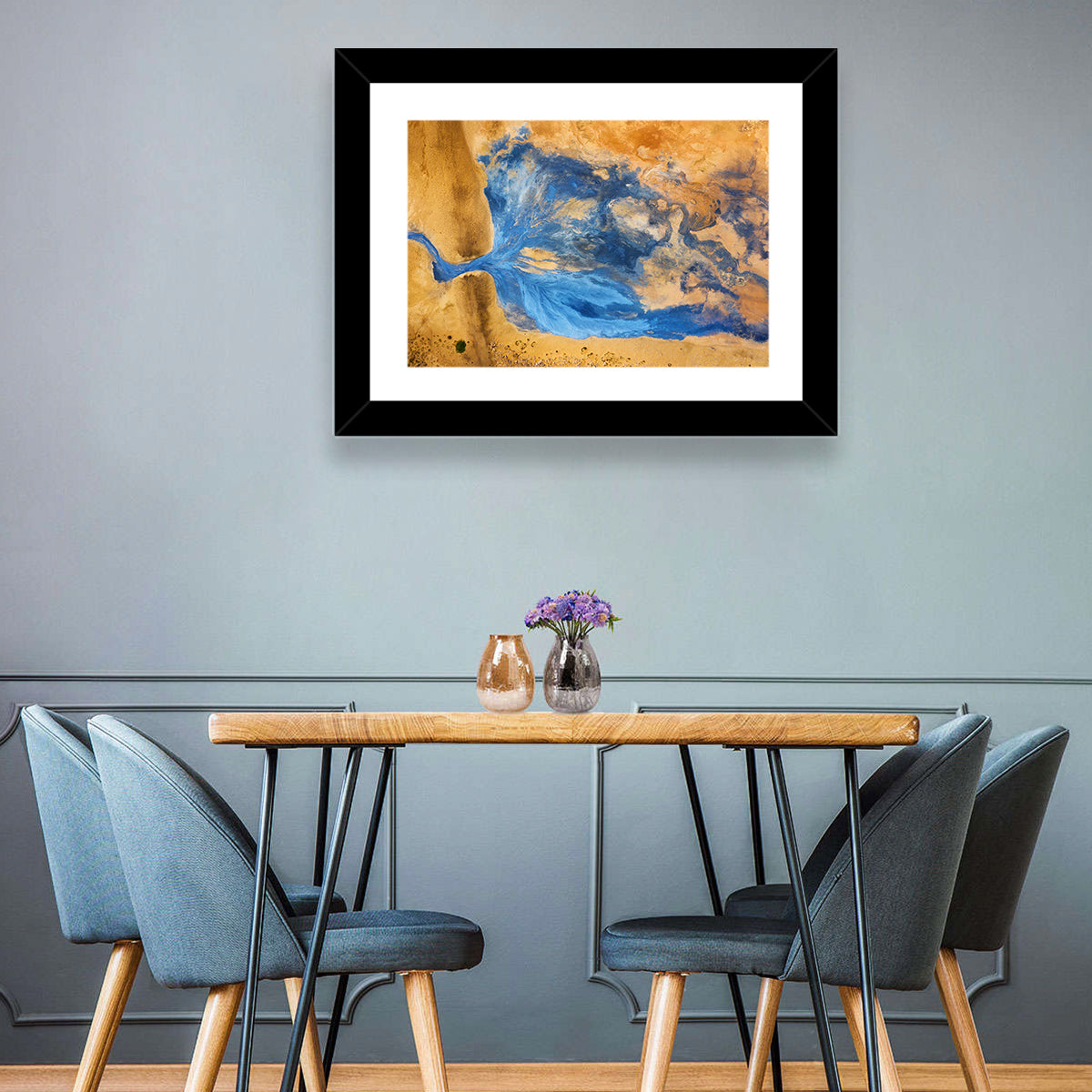 Geysers Valley Aerial View Wall Art