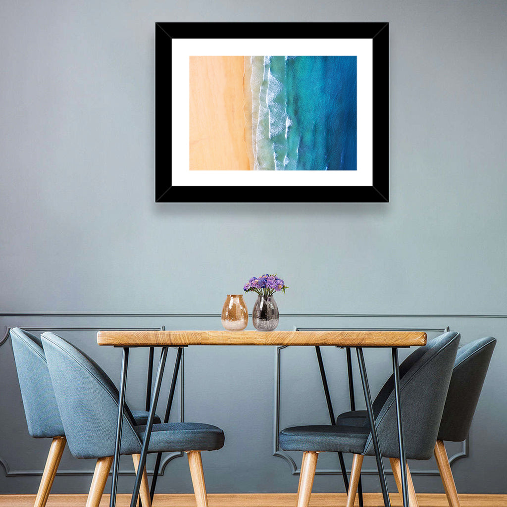 Aerial Iceland Coastline Wall Art