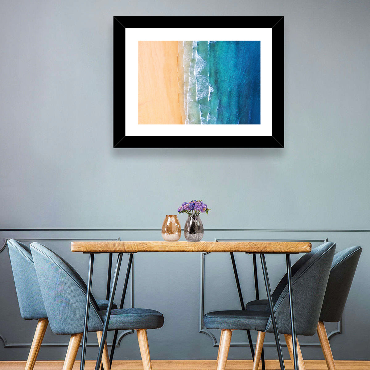 Aerial Iceland Coastline Wall Art