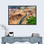 Winding Road in Geysers Valley Wall Art