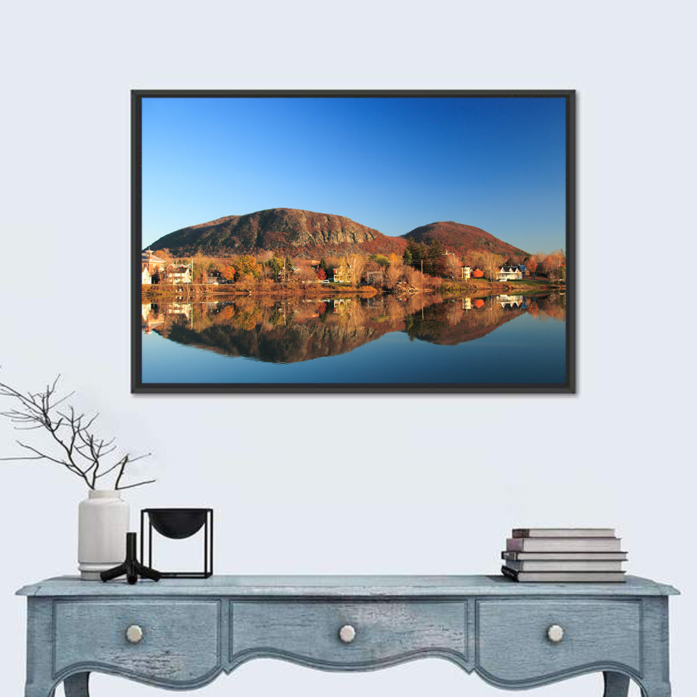 Mont Saint-hilaire Autumn Reflection Wall Art
