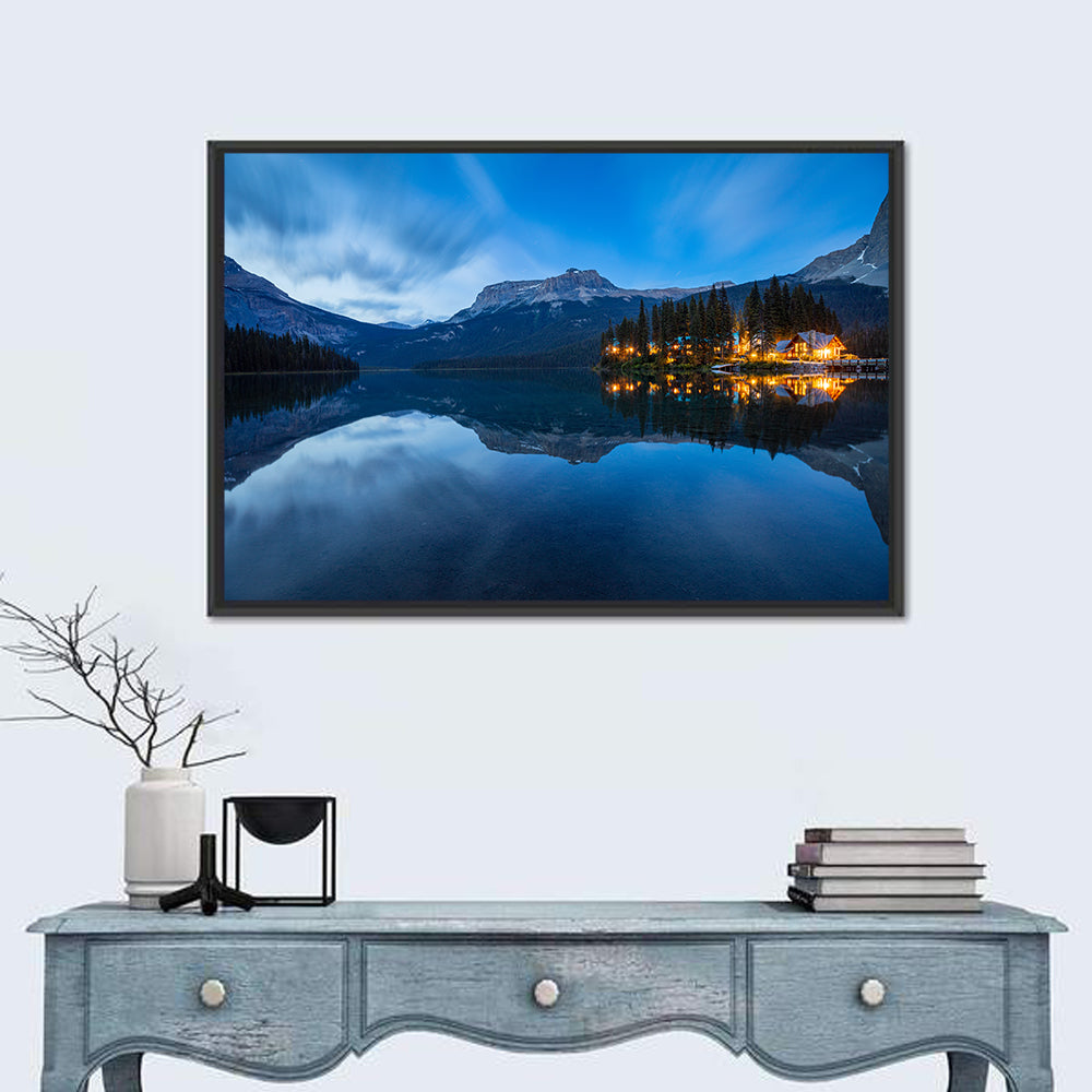 Emerald Lake Twilight Wall Art