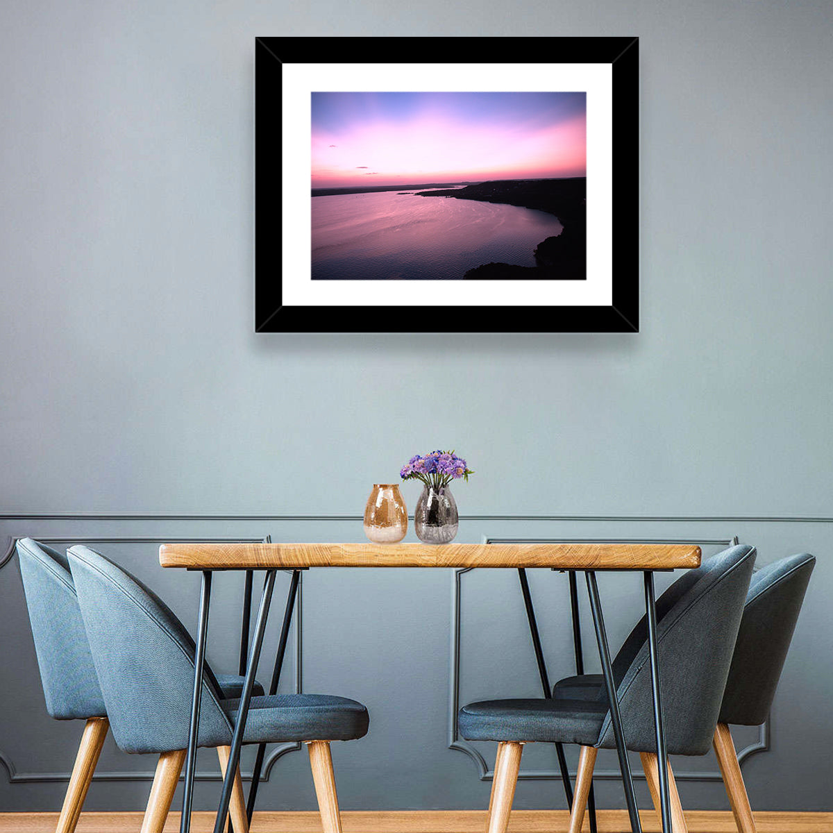 Lake Travis Purple Sunset Wall Art