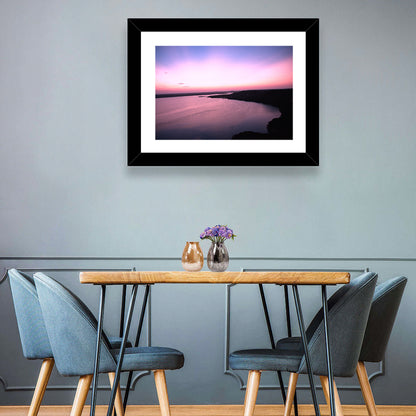 Lake Travis Purple Sunset Wall Art