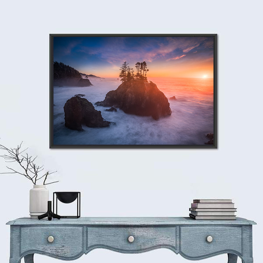 Secret Beach Sunset, Oregon Wall Art