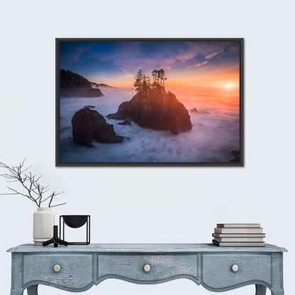 Secret Beach Sunset, Oregon Wall Art