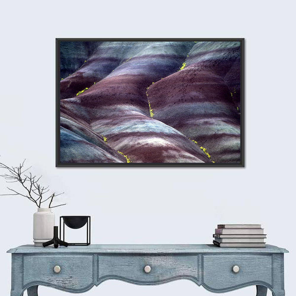 Chamarel Seven Coloured Earths Wall Art in a room, landscape