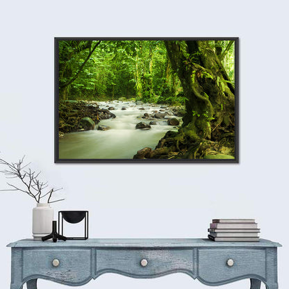 Emerald Rainforest River Wall Art