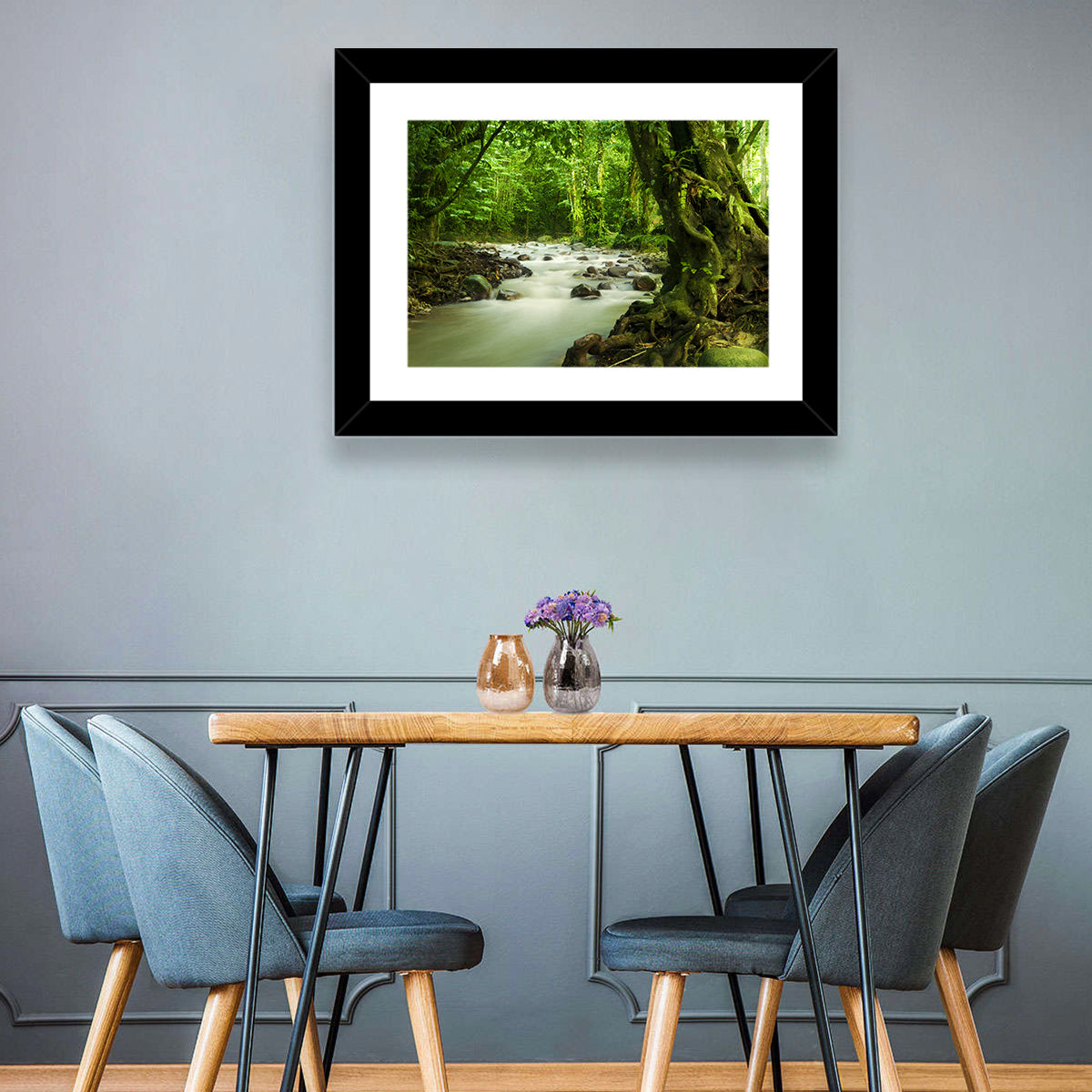 Emerald Rainforest River Wall Art