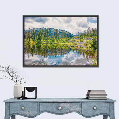 Highwood Lake Reflection Wall Art