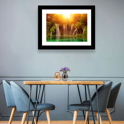 Plitvice Lakes Waterfalls Wall Art
