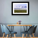 Icelandic Snow and Moss Landscape Wall Art