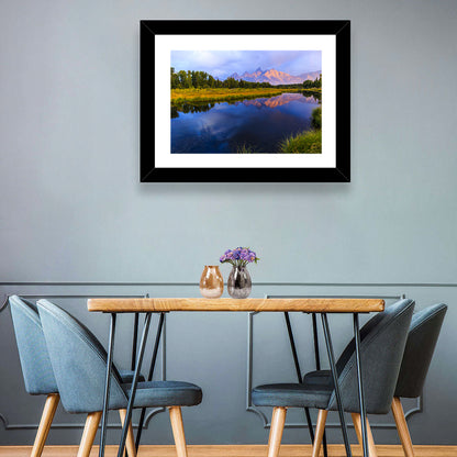 Grand Tetons Sunrise Over Snake River Wall Art