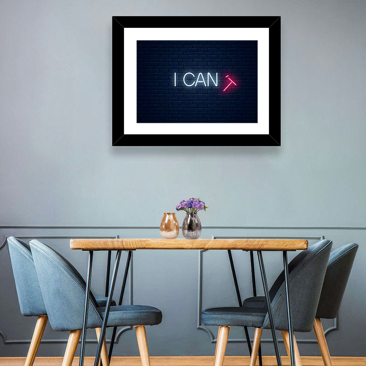 I Can Neon Sign Wall Art