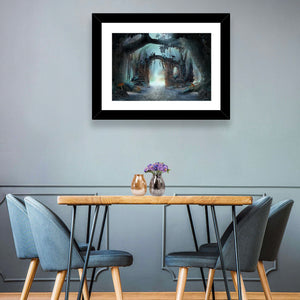 Enchanted Foggy Forest Wall Art