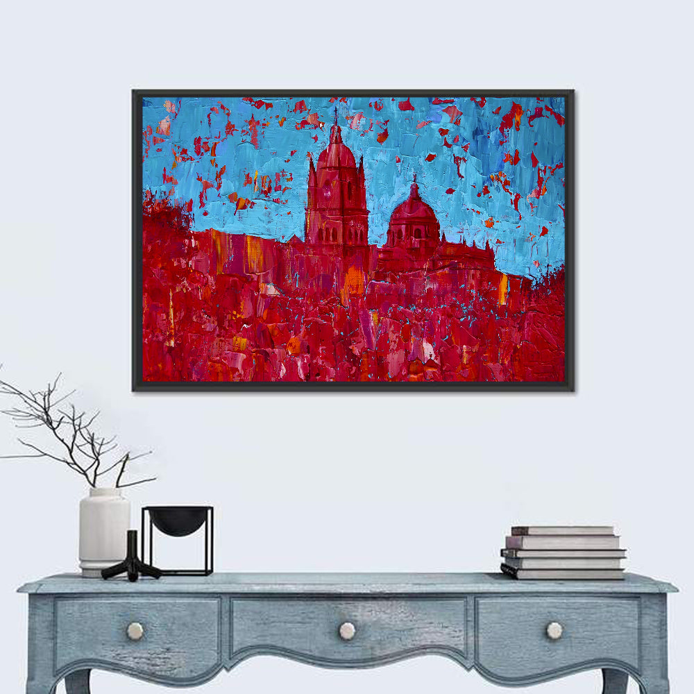 New Cathedral of Salamanca Wall Art in a room, landscape